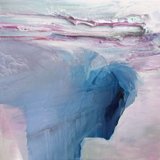 Dominique Gaucher, <em>Paintscape</em>, 2010. Huile sur toile, 1,8 x 1,8 m.