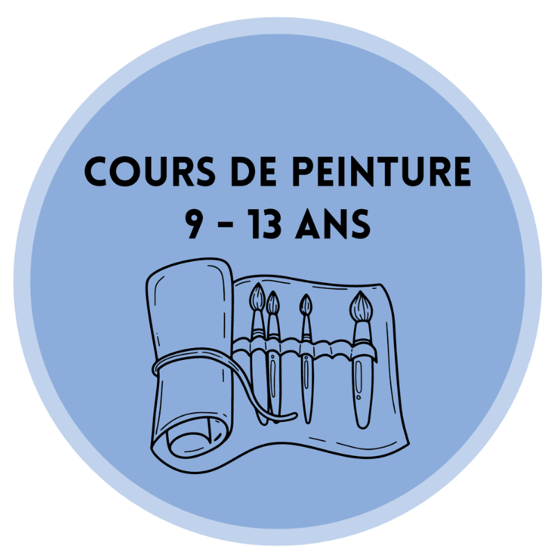 Painting course for children 9–13 years old 